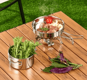 Outdoor Cookware Set - 304 Stainless Steel Camping Utensils Kit HW2011 by ECOTREK