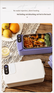 Mead's Supply & Equipment Outfitters limited Camp Cooking Electric Heated Lunch Box XL Cordless Self Heating Keep Warm Stainless Inner Electric Heated Lunch Box XL Keep Warm Stainless