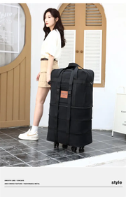158L Expandable Luggage Bag – Foldable Rolling Travel Bag XCMF1183 by ECOTREK