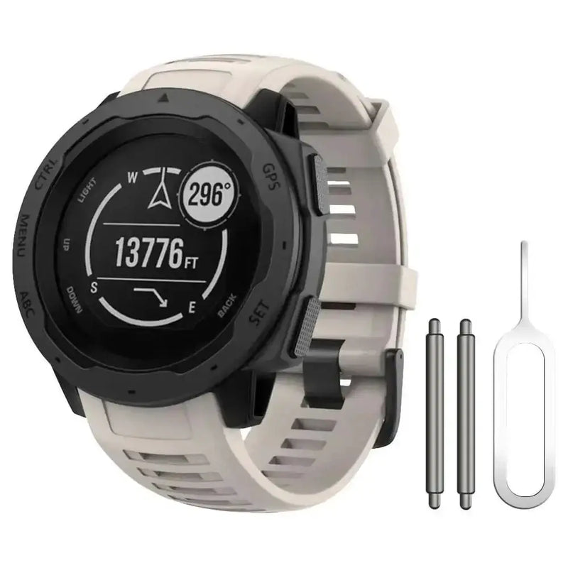 Soft Silicone Strap for the Garmin Instinct 1/2/Solar/Tactical Series (available in 5 colours) by Habicare