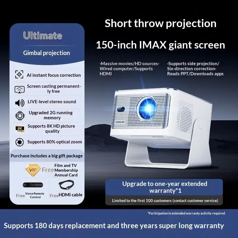 Mibiko Ultra HD Home Projector by Action Outdoors Limited