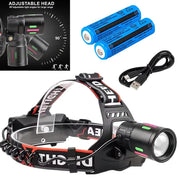 Super Bright High Power LED Headlamp Rechargeable Headlight Camping Head Torch Lamp by China Dropship