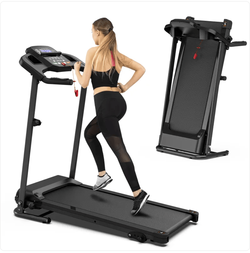 Folding Treadmill with Pulse Sensor by Action Outdoors Limited