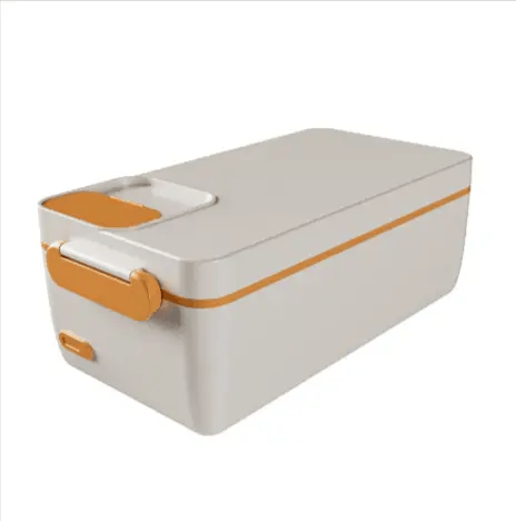 Mead's Supply & Equipment Outfitters limited Camp Cooking Electric Heated Lunch Box XL Cordless Self Heating Keep Warm Stainless Inner Electric Heated Lunch Box XL Keep Warm Stainless