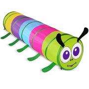 180CM Simple Pop-Up Play Tunnel Tube Toy Caterpillar by dealonline.co.nz