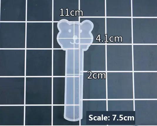 DIY Ruler Moulds Epoxy Resin Moulds Jewelry Making DIY Craft Tools - Little Bear Ruler by Resin Art NZ