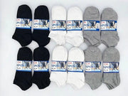 (36 Pairs) MIX colour Thin Ankle Socks M7-11/ W9-13 by dealonline.co.nz