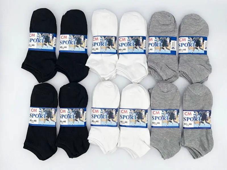 (36 Pairs) MIX colour Thin Ankle Socks M7-11/ W9-13 by dealonline.co.nz