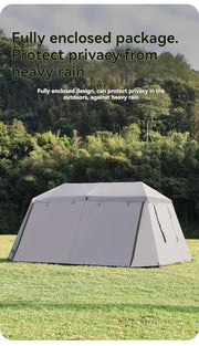 Family Tent Automatic Tent –Double Layers PU3000+ Waterproof,Two Bedroomsu LCF01620 by ECOTREK