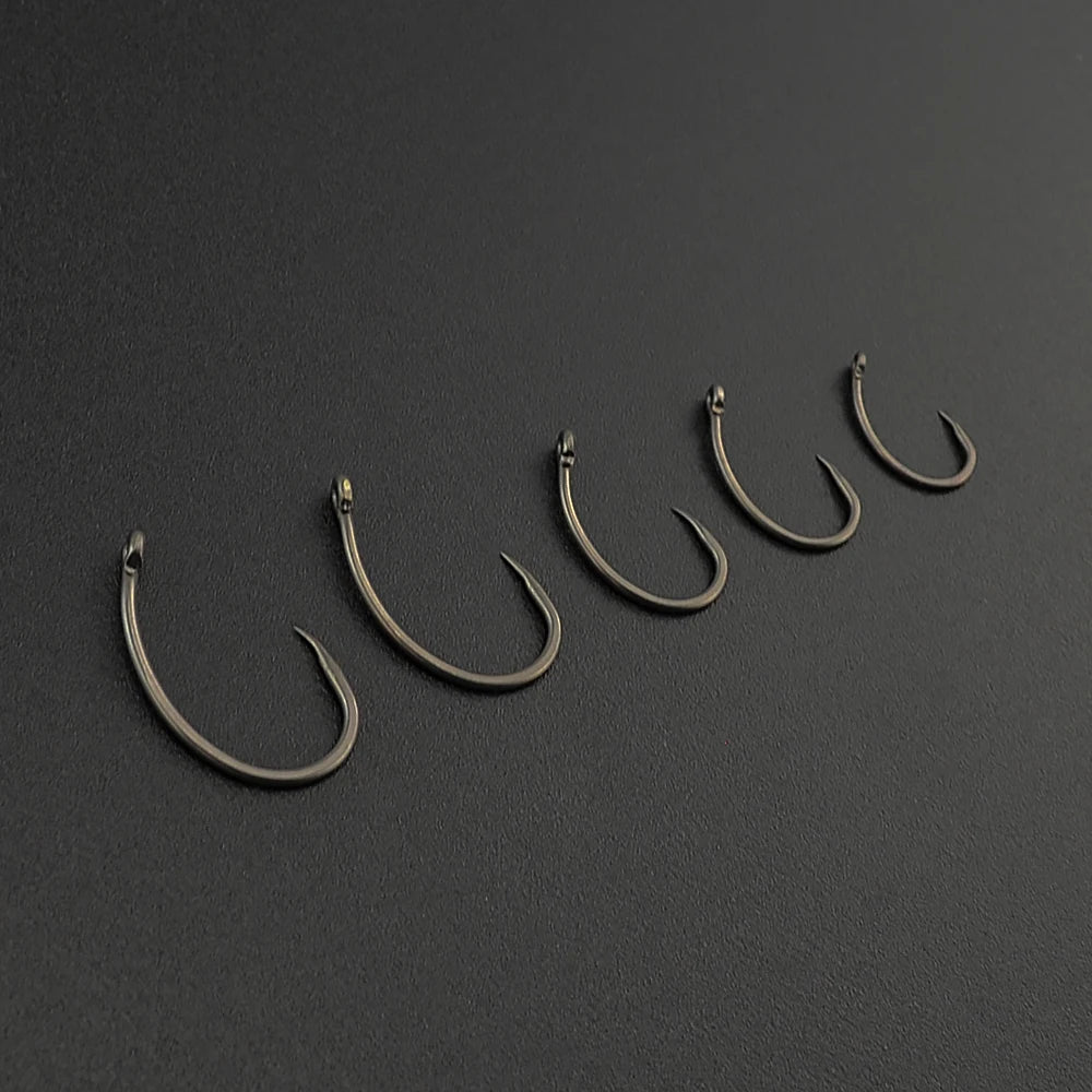 Hirisi 50pcs  Coating High Carbon Stainless Steel Barbless Hooks 8012 Fishing Hook Fishing Tool Accessories - Action Outdoors Kiwi