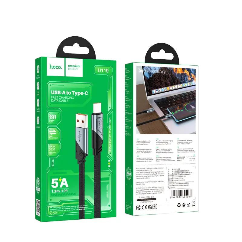 Type C Charger Cable 1.2M Black by salelink.co.nz
