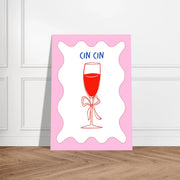 Cin Cin by Blank Wall Print Shop