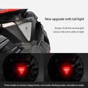 Ecotrek HT-22 Adult Bike Helmet – Lightweight Cycling Helmet with Magnetic Goggles & LED Tail Light HT43204 by ECOTREK