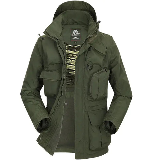 Men's Tactical Jacket with Removable Sleeves - Convertible Vest | Outdoor & Casual Wear by Mead's Supply & Equipment Outfitters limited