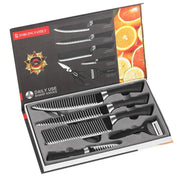 6-piece Knife Set Fruit Knives And Household Kitchen Knives Six Pieces Flip top Box 12 Thickness by China Dropship