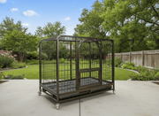 dealonline.co.nz dealonlinenz Super Large Pet Cage 125CM XXL Metal with Wheels Super Large Pet Cage 125CM XXL Metal with Wheels