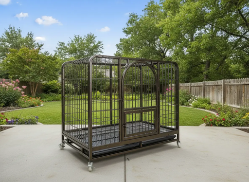 Super Large Pet Cage 125CM XXL Metal with Wheels by dealonline.co.nz