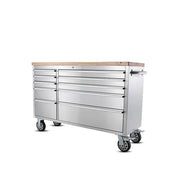 55 inch Stainless Steel 10 Drawer Work Bench tool chest Tool Box Chest Cabinet by Kiwi Grab
