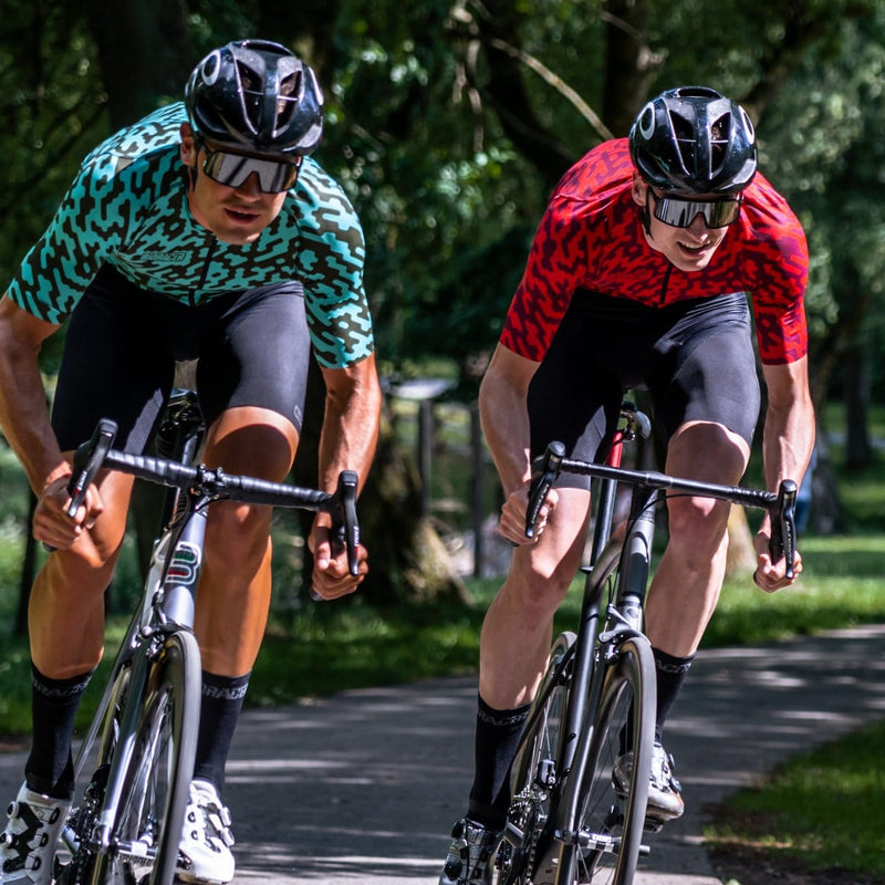 Euro Cycling NZ Clothing Bioracer Spitfire Jersey SS Red Noise Bioracer Spitfire Jersey SS Red Noise Cycling Jersey | NZ