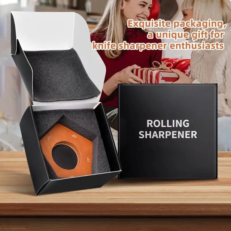 Rolling Knife Sharpener Kit 5 Magnetic Angles 12 Degrees, 15 Degrees, 17 Degrees, 19 Degrees, 22 Degrees. Professional Rolling Knife Sharpening Tool Perfect For Kitchen, Chef, Pocket & Serrated Knives by China Dropship
