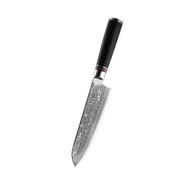 Damascus Chef Kitchen Knife Set 7 Inches Santoku Knife by China Dropship