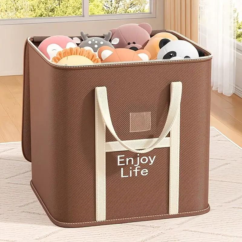 Ecotrek Extra Large Foldable Zipper Storage Bag – Wardrobe Organiser & Moving Box YN01605 by ECOTREK