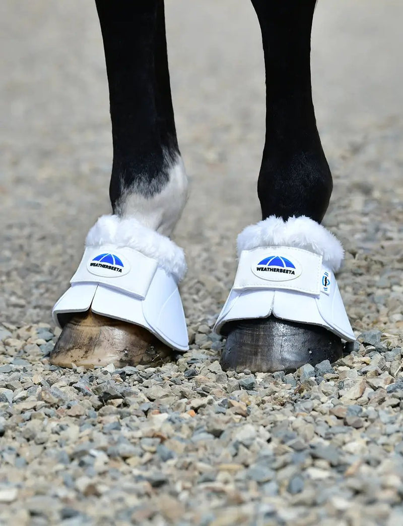 WeatherBeeta Tough-Tec Impact Fleece Trim Bell Boots by WeatherBeeta