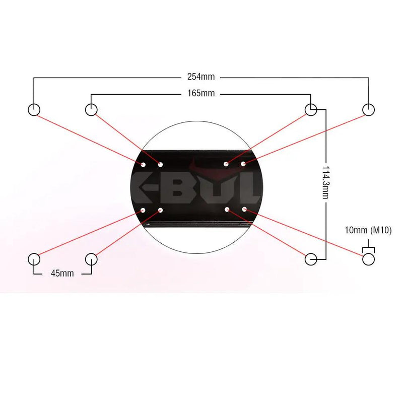 X-BULL Winch Mounting Plate Cradle 8000-13000lbs New Universal Truck TrailerATV by salelink.co.nz