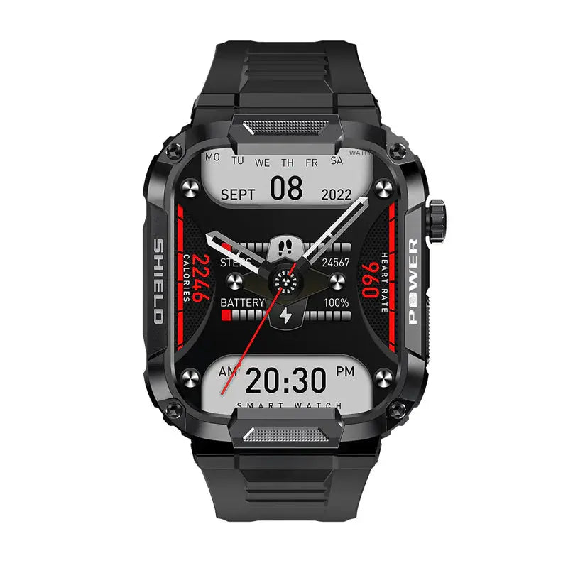 MK66 Smart Waterproof Watch - Rugged Triple-Proof with Bluetooth Calling & 1.85" HD Display by Mead's Supply & Equipment Outfitters limited