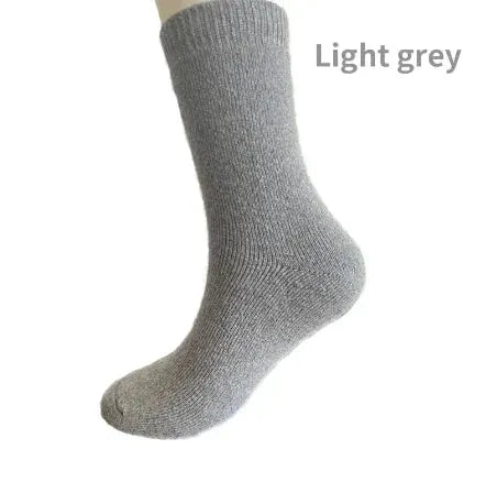 Wool Socks Thickened And Plush Warm Terry Middle Cylinder - Men's Antibacterial Winter Socks by Mead's Supply & Equipment Outfitters limited