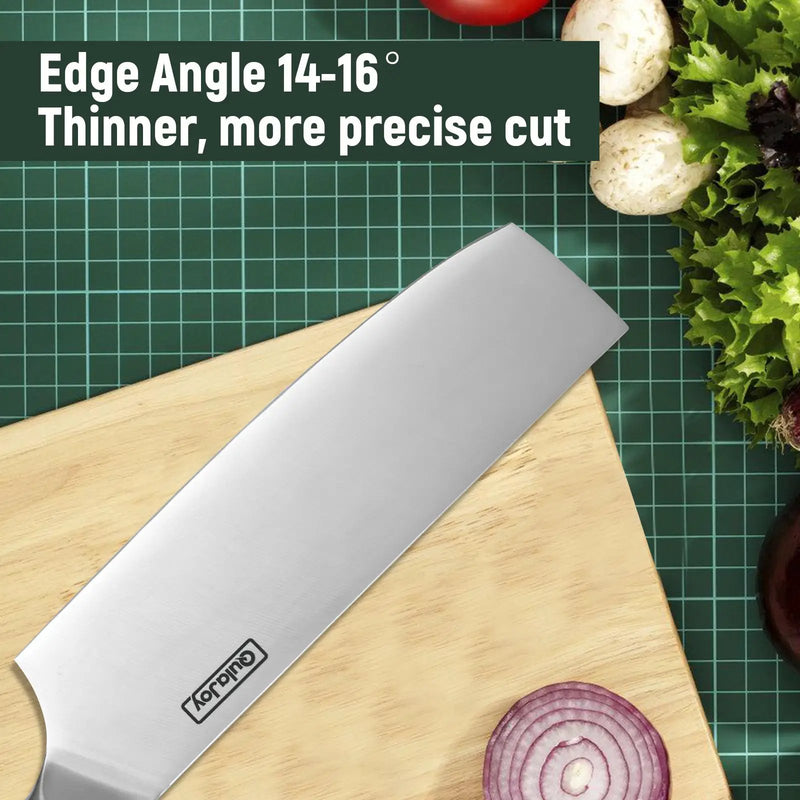 Vegetable Cleaver - Japanese Cleaver 6.5 Inch Chopping Knife High Carbon Stainless Steel Knives With Wooden Handle 6.5 Inch Cleaver Knife - Paring Knife by China Dropship