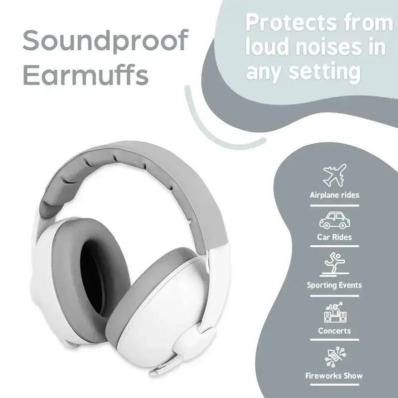Baby Ear Protection Earmuffs (3 colours available) by Habicare