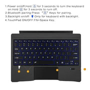 Habicare Backlit Bluetooth Keyboard Type Cover for Microsoft Surface Pro 3–7+ (12.3") & Pro 8–11/X (13") Backlit Bluetooth Keyboard Type Cover for Microsoft Surface Pro 3–7+ (12.3") & Pro 8–11/X (13")