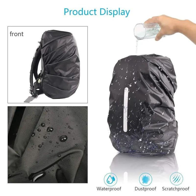 Backpack Waterproof Black Cover by 9eight5