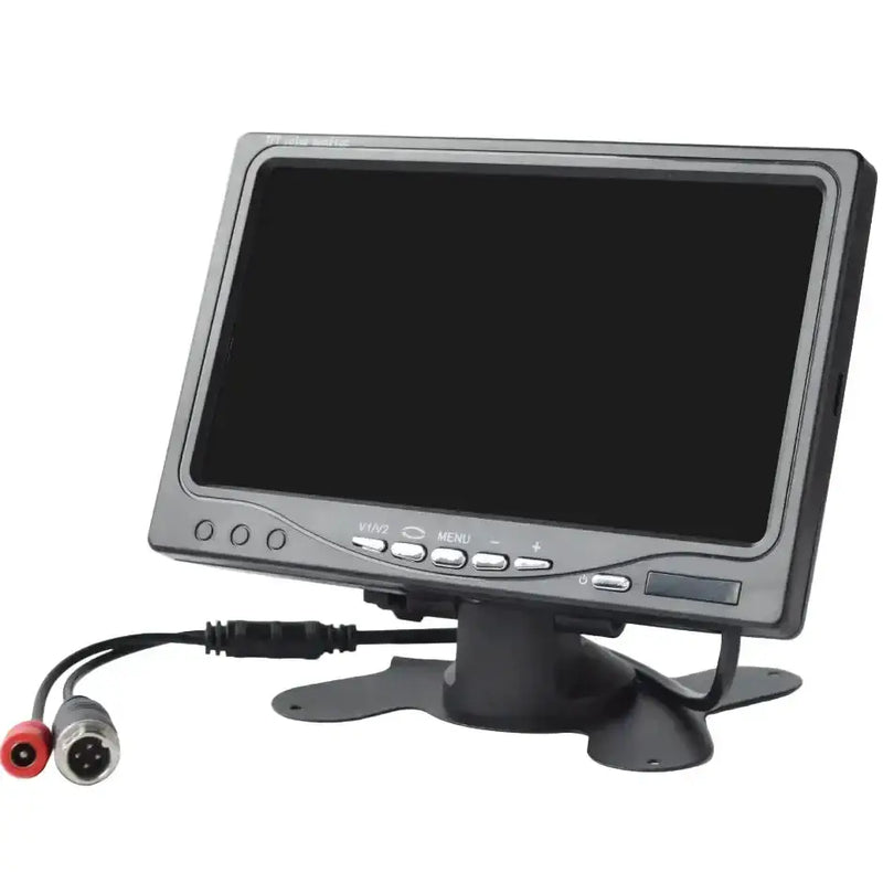 Backup Reverse Camera with 7" LCD Monitor – Easy Install 12V/24V CVBS by Habicare