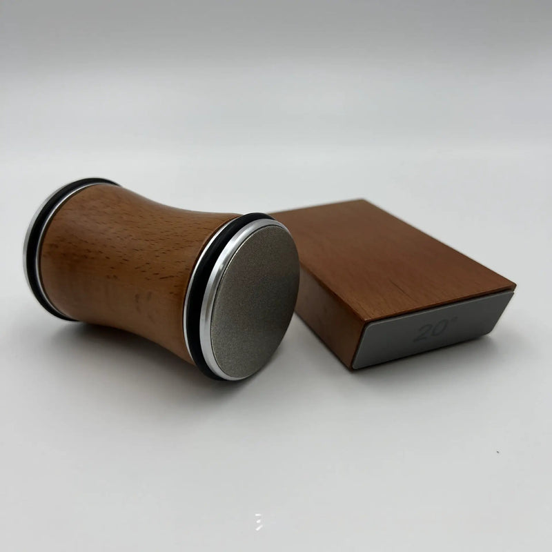Solid Wood-Aluminum Alloy Emery Rolling Whetstone Wood Color by China Dropship