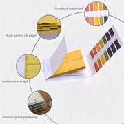 PH 1-14 Test Paper for Water, Soil, and Food Testing - 240 Strips with Storage Case by Mead's Supply & Equipment Outfitters limited