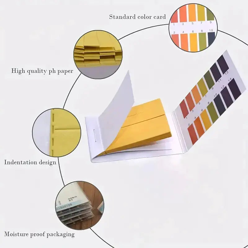 PH 1-14 Test Paper for Water, Soil, and Food Testing - 240 Strips with Storage Case by Mead's Supply & Equipment Outfitters limited