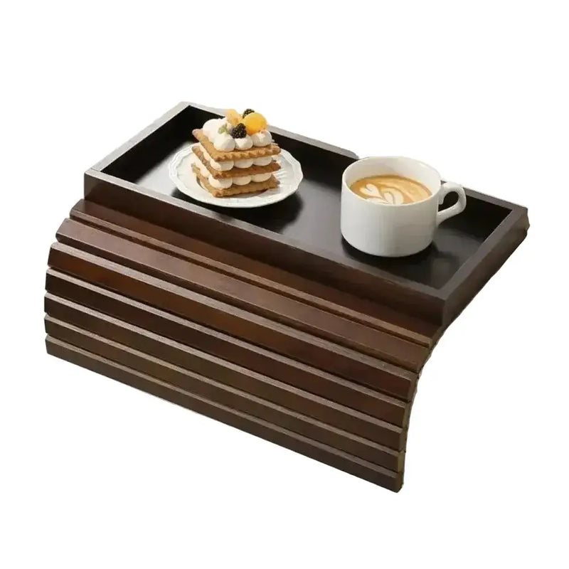 Bamboo Sofa Armrest Storage Rack by Habicare