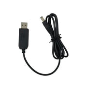 9eight5 Electronics Accessories Barrel Jack Power Cable - 12V / 5.5mm x 2.1mm charger (Black) 1m Barrel Jack Power Cable - 12V / 5.5mm x 2.1mm charger (Black) 1m