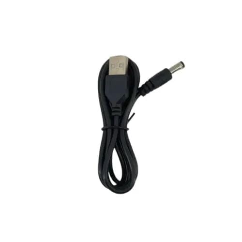 9eight5 Electronics Accessories Barrel Jack Power Cable - 5V / 5.5mm x 2.1mm charger (Black) 1m Barrel Jack Power Cable - 5V / 5.5mm x 2.1mm charger (Black) 1m