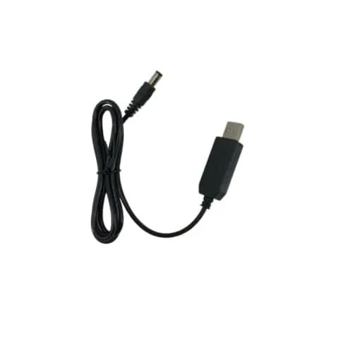 9eight5 Electronics Accessories Barrel Jack Power Cable - 8.4V / 5.5mm x 2.1mm charger (Black) 1m Barrel Jack Power Cable - 8.4V / 5.5mm x 2.1mm charger (Black) 1m