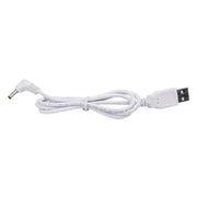 9eight5 Electronics Accessories Barrel Jack Power Cable (Elbow) - 3.5mm x 1.35mm charger (White) 1m - 5V DC Barrel Jack Power Cable (Elbow) - 3.5mm x 1.35mm charger (White) 1m - 5V DC