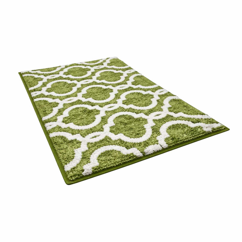Frankly Cotton Geometric Cotton Bath Mat by Nest & Stem Homewares
