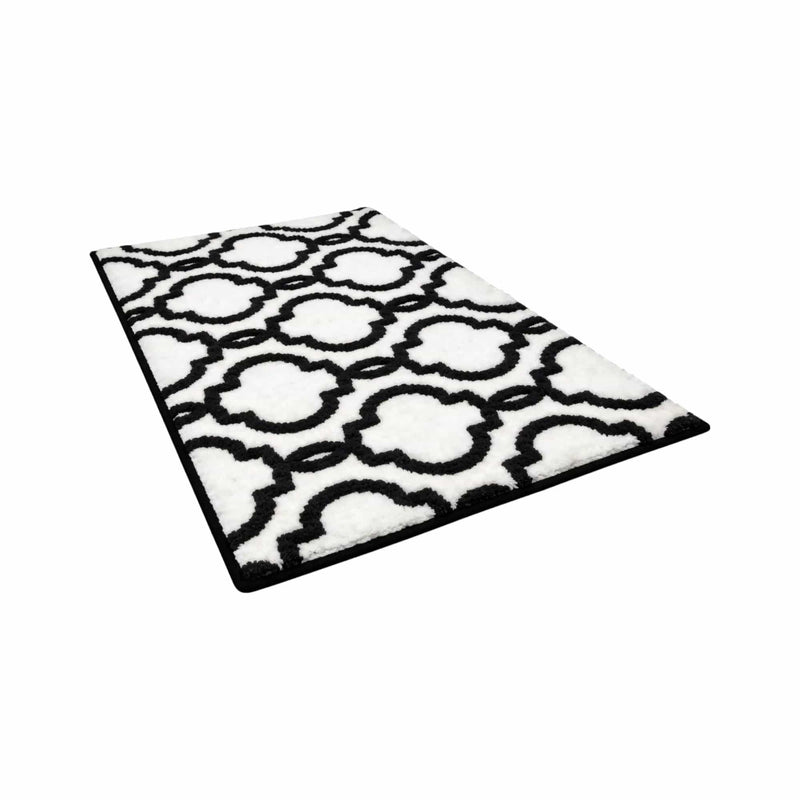 Frankly Cotton Geometric Cotton Bath Mat by Nest & Stem Homewares