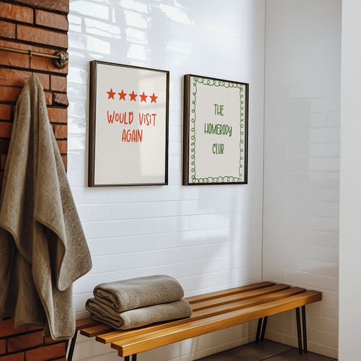 Would Visit Again by Blank Wall Print Shop
