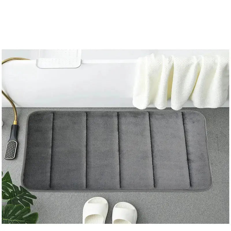 Bathroom Velvet Anti-slip Mat (different colours & sizes available) by Habicare
