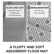 Bathroom Velvet Anti-slip Mat (different colours & sizes available) by Habicare