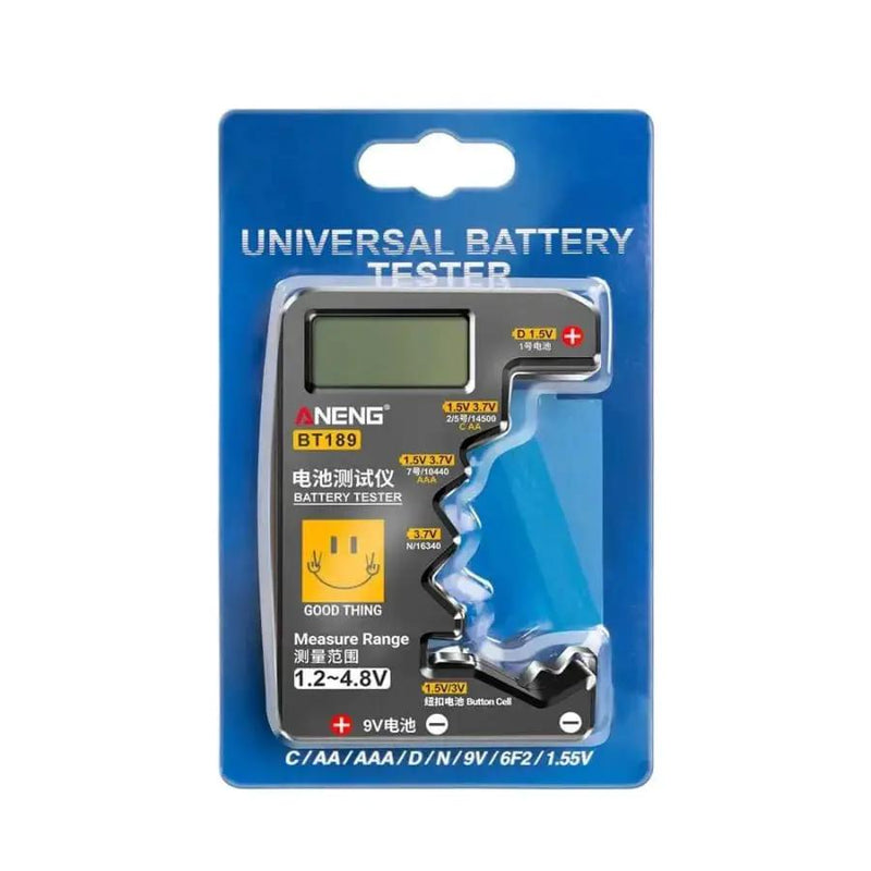 Battery Tester BT189 (Button Cell, AA, AAA, C, D, 9V, 14500, 16340) by 9eight5