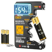 Battery Tester BT189 (Button Cell, AA, AAA, C, D, 9V, 14500, 16340) by 9eight5